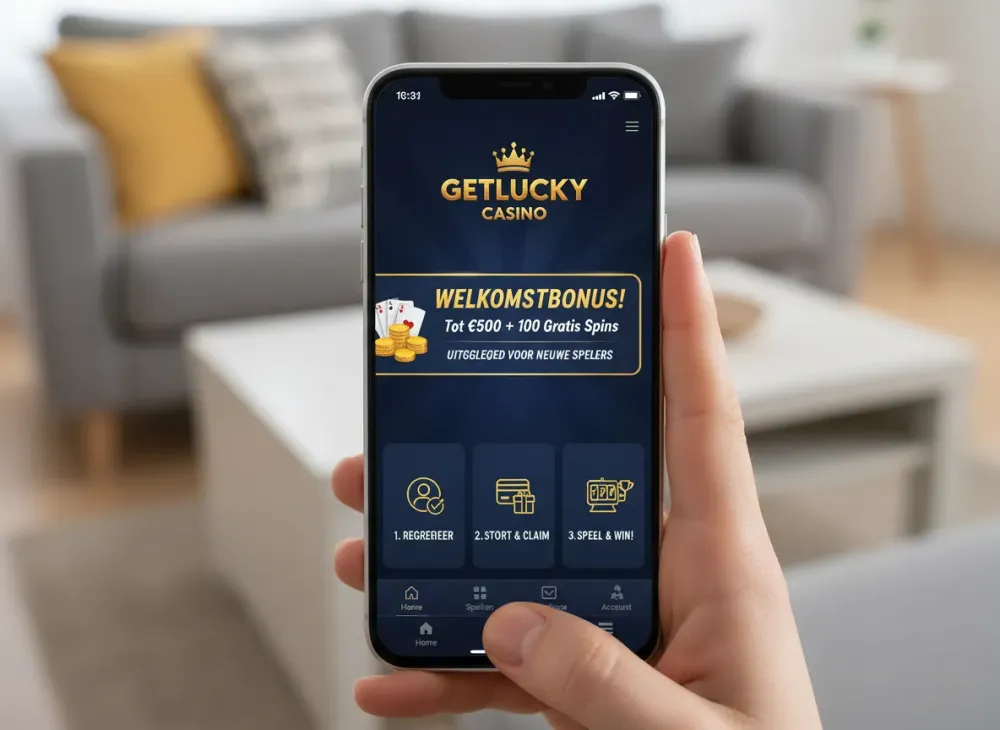 Getlucky welkomstbonus uitgelegd voor nieuwe spelers