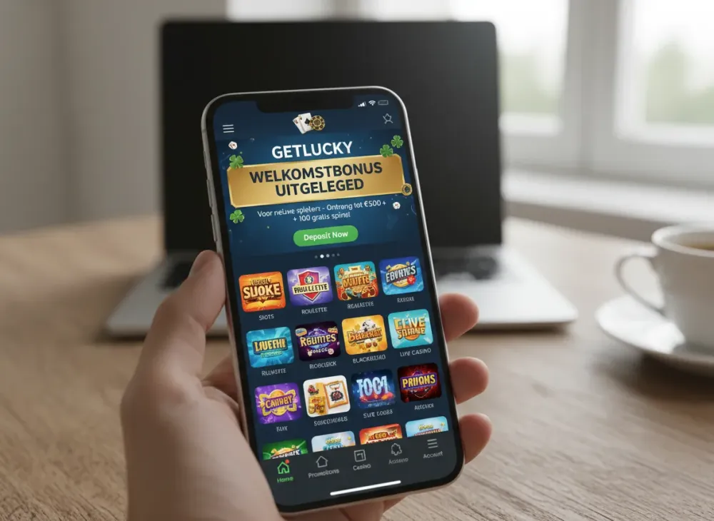 Getlucky welkomstbonus uitgelegd voor nieuwe spelers